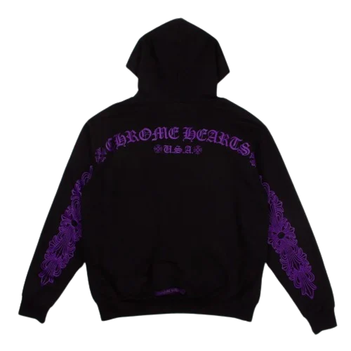 Chrome Hearts Purple Friends & Family Hoodie