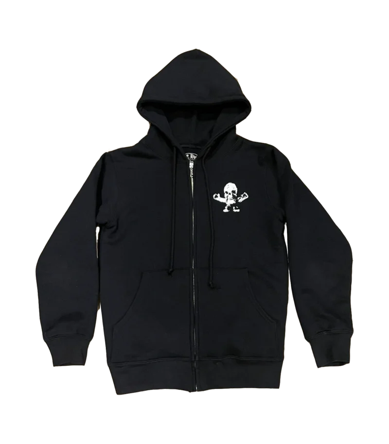 Foti Skeleton Zip Up Hoodie