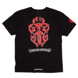 Chrome Hearts Red Dagger Pocket T-Shirt