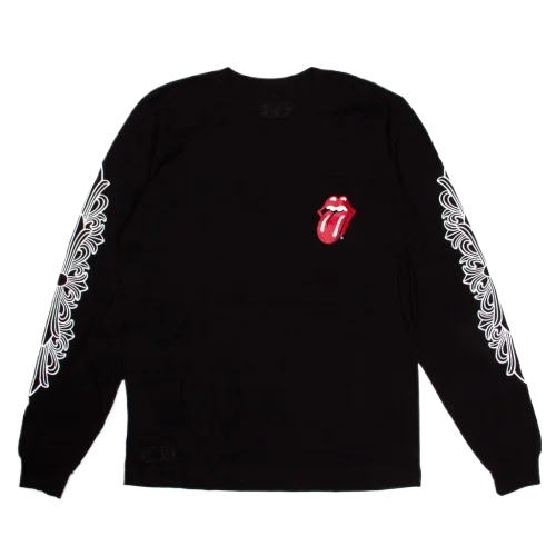 Chrome Hearts Rolling Stone LS Pocket Long Sleeve T-Shirt view 2