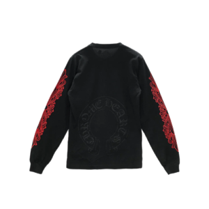 Red Horseshoe Logo Long Sleeve T shirt view 2