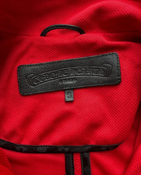 Red Horseshoe Logo Track Jacket | Chrome Hearts view 3