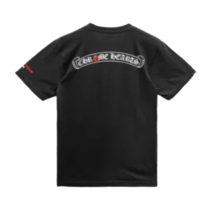 Chrome Hearts Rolling Stone Tongue Scroll Short Sleeve Tee
