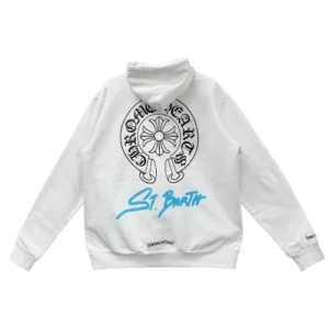 ST Barth Chrome Hearts White Hoodie