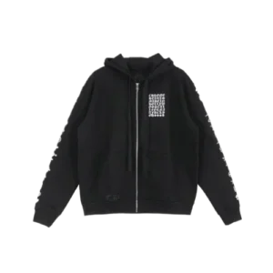 Scripted Logo Chrome Hearts Hoodie