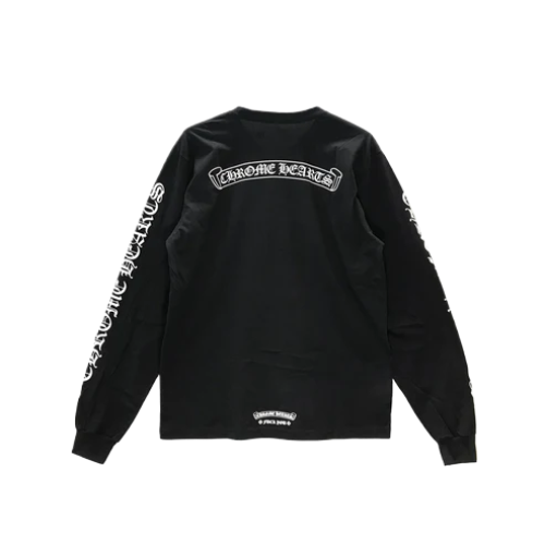 Script Scroll Logo Long Sleeve T Shirt