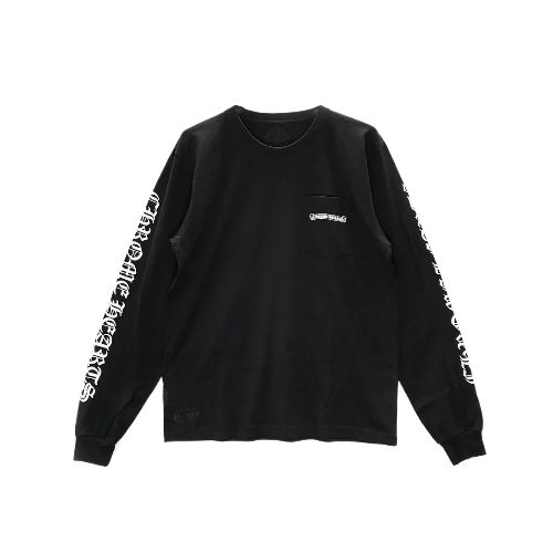 Script Scroll Logo Long Sleeve T Shirt view 2