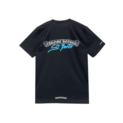 St. Barth Exclusive Scroll Logo Short Sleeve T Shirt