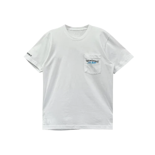 St. Barth Exclusive Scroll Logo Short Sleeve T shirt White view 2