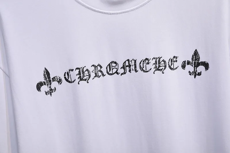 Straight Fit White Short Sleeve T-Shirt Chrome Hearts view 3