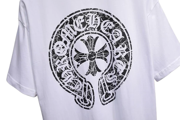 Straight Fit White Short Sleeve T-Shirt Chrome Hearts view 4