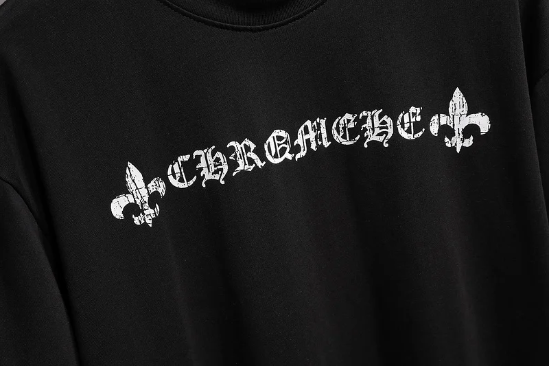 Straight Fit Chrome Hearts Black T-Shirt view 4
