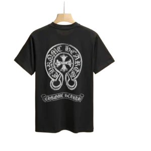 Stylish Casual Chrome Hearts T-Shirt Crew Neck