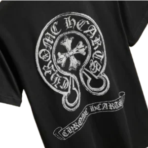 Stylish Casual Chrome Hearts T-Shirt Crew Neck view 3