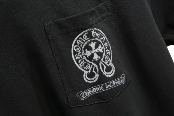 Stylish Casual Chrome Hearts T-Shirt Crew Neck view 4