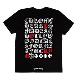 Chrome Hearts California Fuck You Exclusive T-Shirt With Pocket