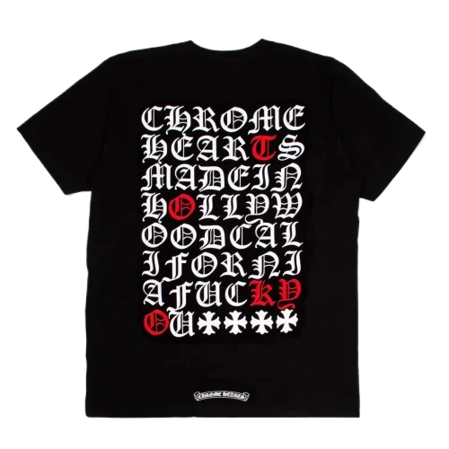 Chrome Hearts California Fuck You Exclusive T-Shirt With Pocket