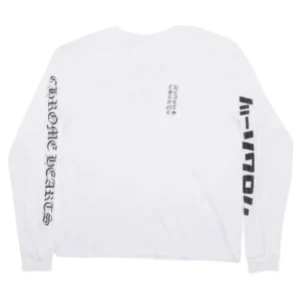Exclusive Tokyo Chrome Hearts Long Sleeve Pocket Tee White view 2