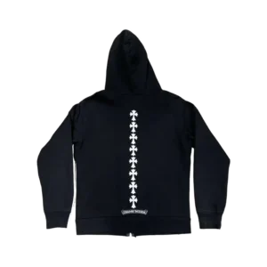 Triple Cross Logo Zip Up Hoodie view 2