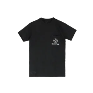 Triple Cross On Back Short Sleeve T-shirt Black view 2