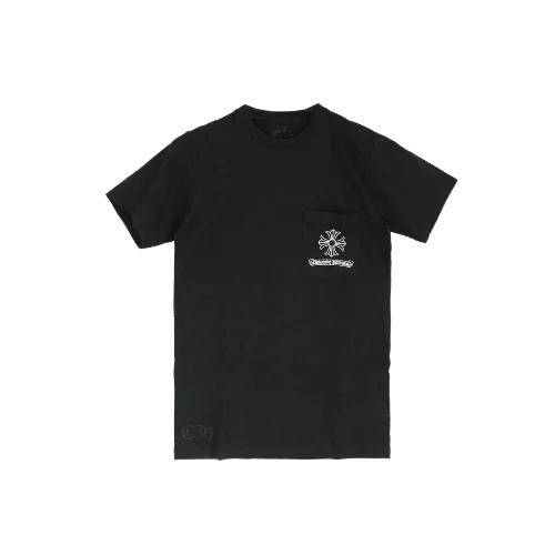 Triple Cross On Back Short Sleeve T-shirt Black view 2