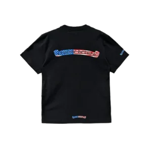 USA Flage Scroll Logo Short Sleeve Tee
