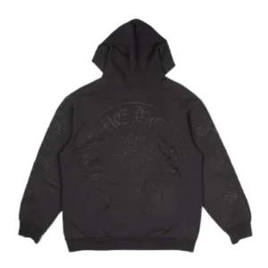 Chrome Hearts Vintage Plus Logo Zip Up Hoodie view 2