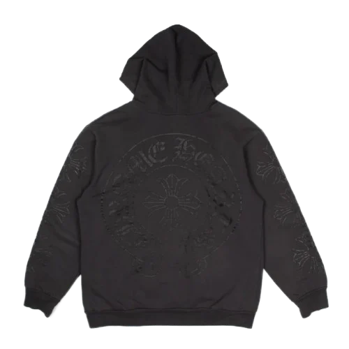 Chrome Hearts Vintage Plus Logo Zip Up Hoodie view 2