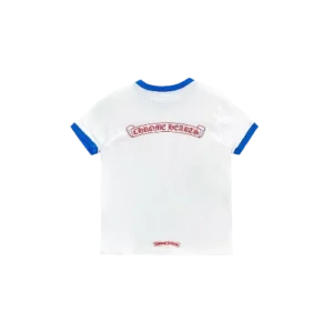 Vintage White Scroll Logo Tee