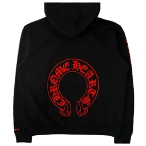 Chrome Hearts Red Logo Web Exclusive Hoodie view 2