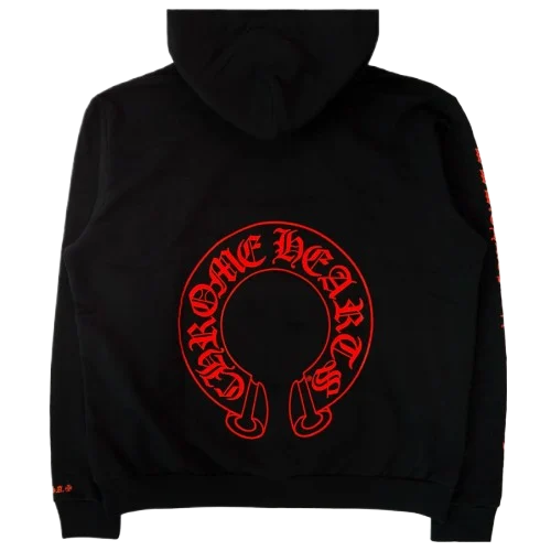 Chrome Hearts Red Logo Web Exclusive Hoodie view 2