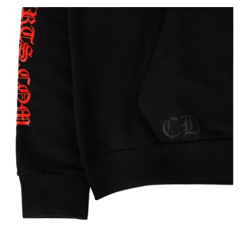 Chrome Hearts Red Logo Web Exclusive Hoodie view 3