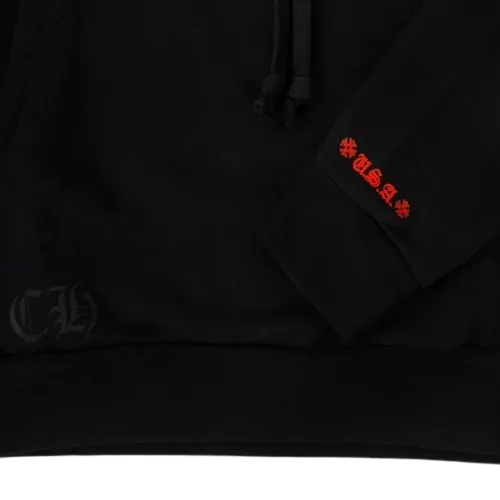 Chrome Hearts Red Logo Web Exclusive Hoodie view 4