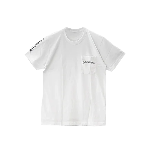 White Cross Script Logo Short Sleeve Tee view 2