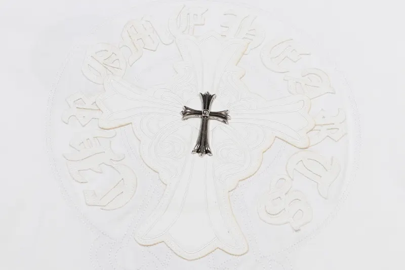 Signature Embroidered Chrome Hearts Logo Tee view 4