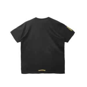 Yellow Script Dagger Logo Short Sleeve Tee view 2