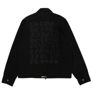 Zebra Cross Patch Street Meat Work Jacket  | Chrome Hearts view 2