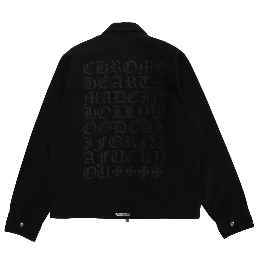 Zebra Cross Patch Street Meat Work Jacket  | Chrome Hearts view 2