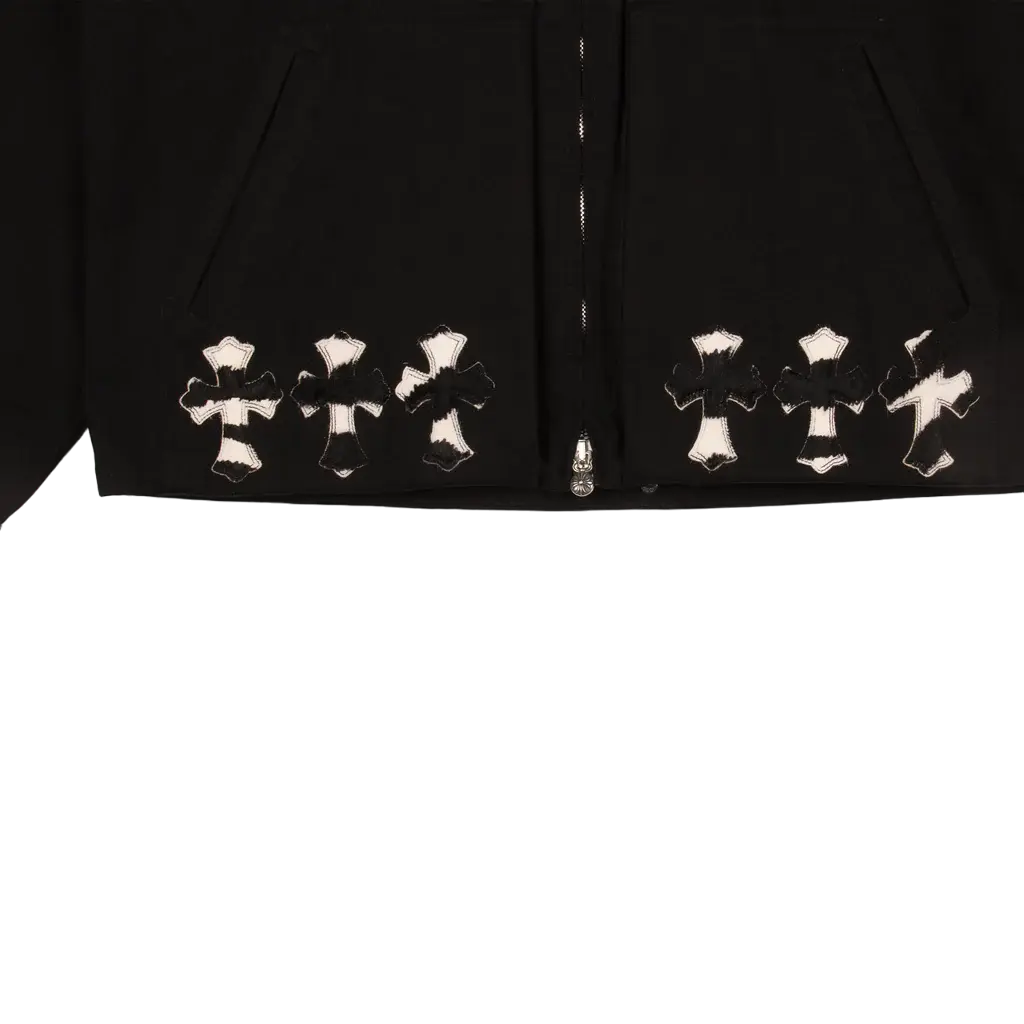 Zebra Cross Patch Street Meat Work Jacket  | Chrome Hearts view 3