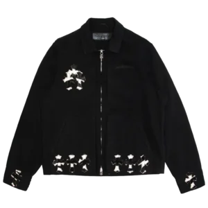 Zebra Cross Patch Street Meat Work Jacket  | Chrome Hearts