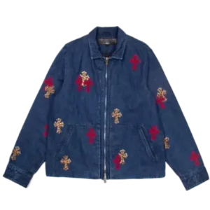 Chrome Hearts Mixed Cross Patch Street Meat Work Jacket